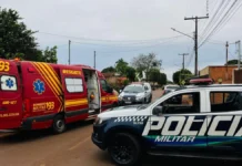 Homem é baleado pela PM após agredir esposa e resistir à prisão