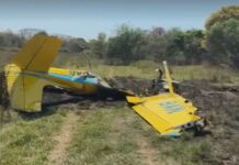 Polícia conclui que avião que caiu em Aquidauana bateu em árvore antes de incendiar