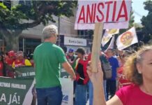 Movimentos de esquerda realizam ato pela soberania em Campo Grande