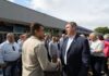 Ao chegar em Dourados, Riedel é recebido por Marçal e vistoria obras no aeroporto