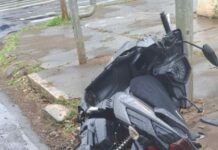 Motociclista morre ao perder controle da moto e bater em poste no Aero Rancho