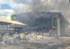 Incêndio de grandes proporções atinge almoxarifado da UFGD em Dourados