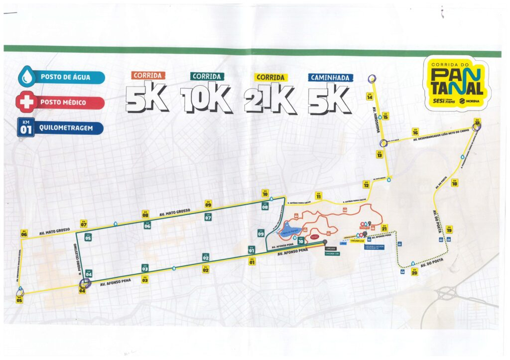 Campo Grande terá 70 interdições no fim de semana para eventos, obras e Corrida do Pantanal Campo Grande terá 70 interdições no fim de semana para eventos, obras e Corrida do Pantanal