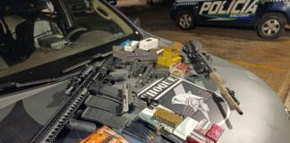 Após confusão, Choque apreende arsenal com CAC embriagado na Capital