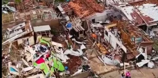 Tornado destrói 90% de cidade no Paraná e causa seis mortes