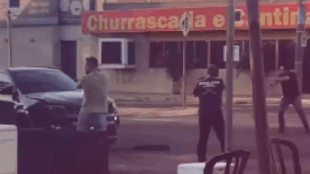 Perseguição termina com tiroteio e suspeito baleado em Campo Grande