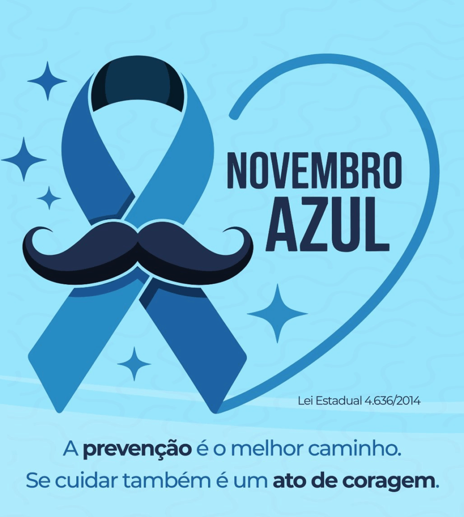 Novembro Azul: ALEMS reforça campanha e incentiva cuidados com a saúde do homem Novembro Azul: ALEMS reforça campanha e incentiva cuidados com a saúde do homem
