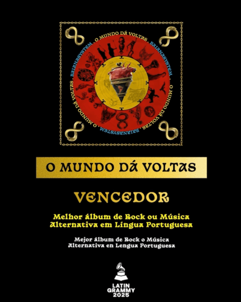 BaianaSystem conquista Grammy Latino de “Melhor Álbum de Rock ou Música Alternativa em Língua Portuguesa” BaianaSystem conquista Grammy Latino de “Melhor Álbum de Rock ou Música Alternativa em Língua Portuguesa”