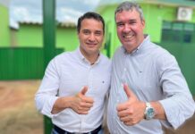 Com o Riedel, prefeitos e deputados, Rodrigo Sacuno acompanha lançamento da Obra da MS 289 em Juti