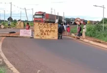 Indígenas bloqueiam anel rodoviário de Dourados contra adiamento do Marco Temporal