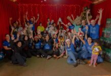 Programa de Voluntariado da Águas Guariroba realiza ação de Natal na Vila Nasser