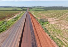 Duplicação da BR-163 em MS ganha ritmo com frentes de trabalho em quatro municípios