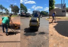Operação Tapa-buraco recupera mais de 80 ruas no primeiro ano da atual gestão em Naviraí