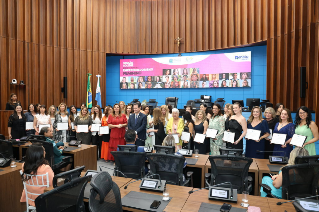 Reconhecimento às mulheres empreendedoras marca sessão solene na ALEMS