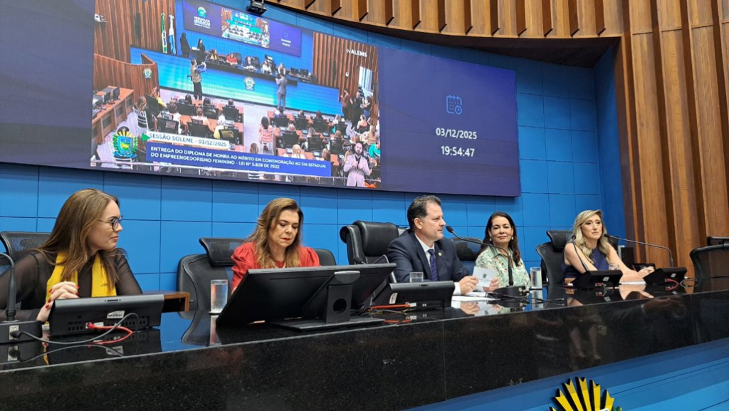 Reconhecimento às mulheres empreendedoras marca sessão solene na ALEMS