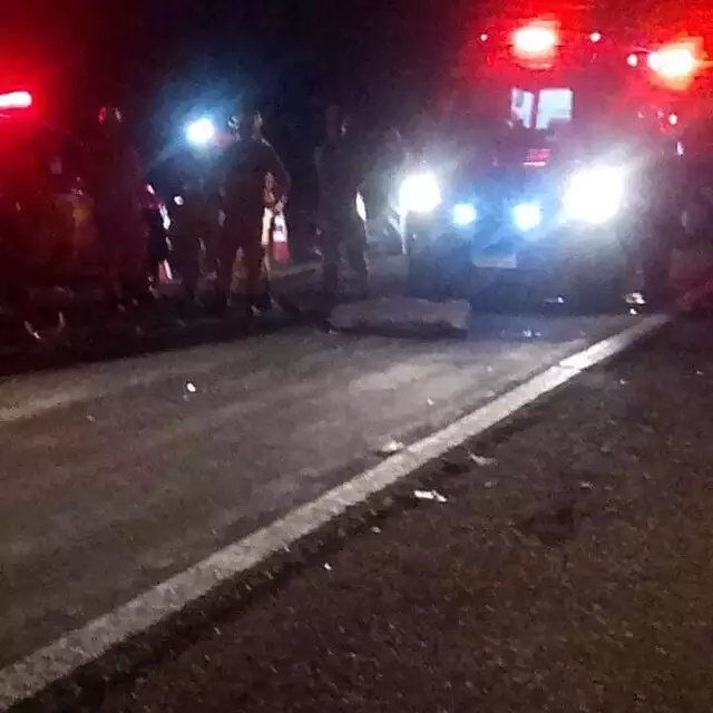 Motociclista morre após atingir capivara e ser atropelada por caminhão do marido na BR-262 Motociclista morre após atingir capivara e ser atropelada por caminhão do marido na BR-262