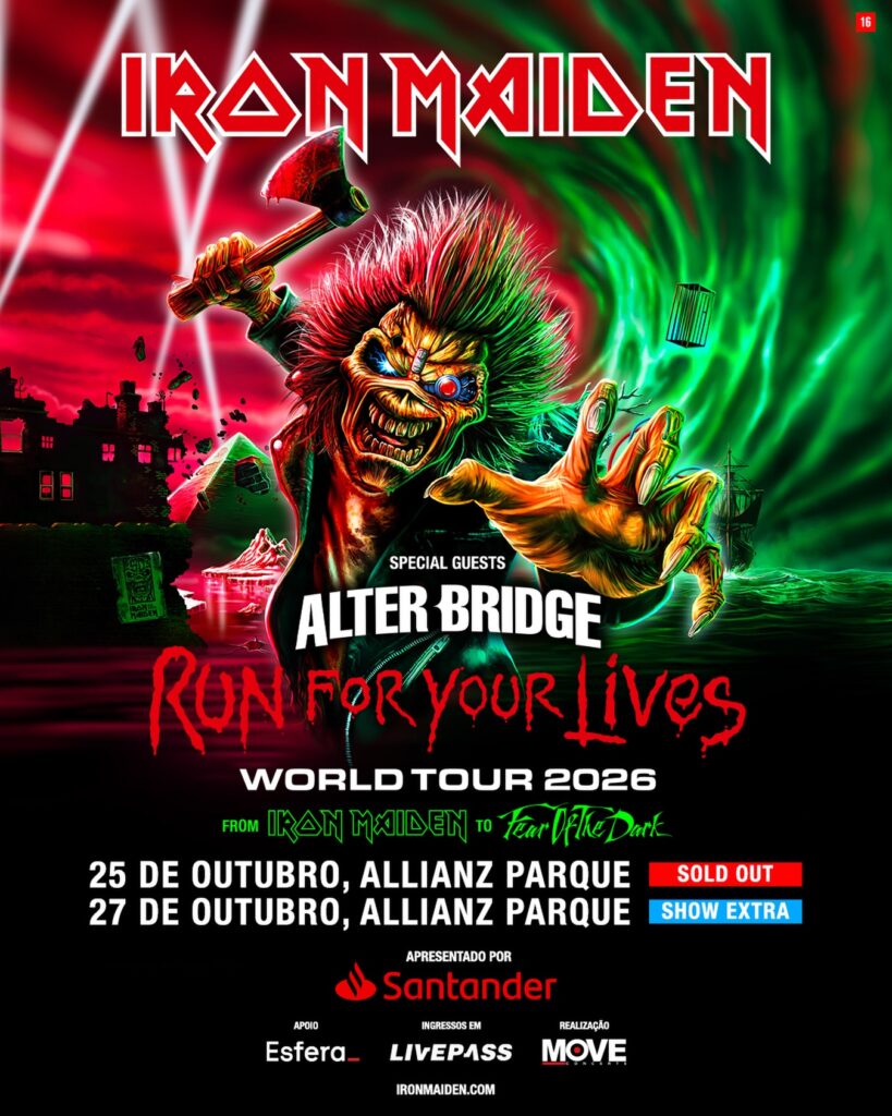 Iron Maiden anuncia data extra em São Paulo