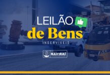 Oportunidade: Naviraí realizará Leilão On-line, com Visitação até 12 de dezembro