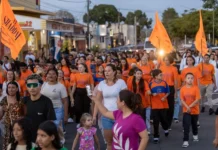 Marcha para Jesus 2025 emociona Ribas do Rio Pardo e reúne multidão em noite inesquecível