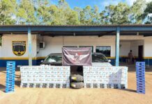 Após perseguição, veículos são abandonados com R$ 76,5 mil em contrabando