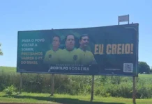 Justiça manda retirar novo outdoor de deputado do PL em MS