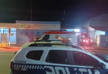 Jovem fica em estado grave após ser baleado em frente a borracharia na Capital