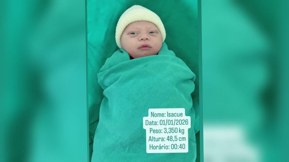 Campo Grande registra o primeiro nascimento de 2026 quatro minutos após o Ano-Novo Campo Grande registra o primeiro nascimento de 2026 quatro minutos após o Ano-Novo