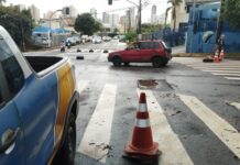 Temporal provoca interdições e danifica vias em Campo Grande