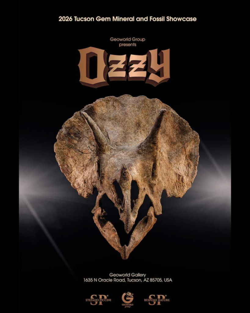 Ozzy Osbourne ganha homenagem pré-histórica: crânio de dinossauro leva seu nome Ozzy Osbourne ganha homenagem pré-histórica: crânio de dinossauro leva seu nome