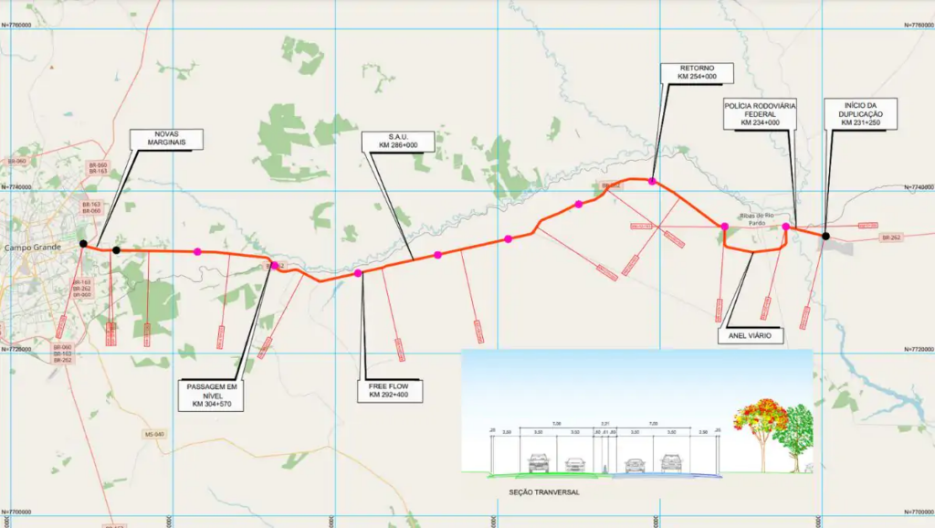 Pedágio na BR-262 pode chegar a R$ 57,60 após concessão da Rota da Celulose Pedágio na BR-262 pode chegar a R$ 57,60 após concessão da Rota da Celulose
