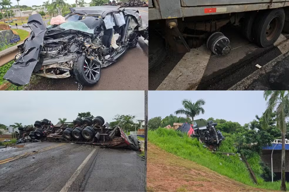 Servidora do TJMS, esposo e o filho de 7 anos morrem em acidente no interior de SP