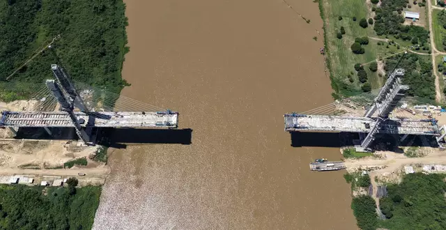 Ponte internacional da Rota Bioceânica terá encontro das duas metades até maio