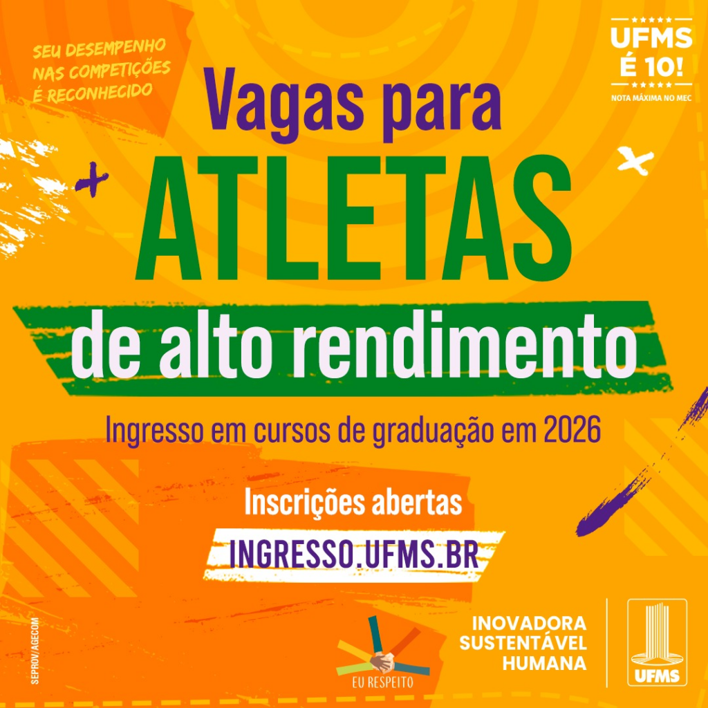 Esporte de alto rendimento é incentivado em processo seletivo voltado para atletas