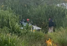 Jeep bate em três carretas na BR-163 e mata motorista e passageira