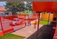 Vídeo: bebê engasga com pedaço de frango e é salvo pelos bombeiros em Miranda