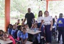 Ribas: Escola Bálsamo é reinaugurada com ensino integral, entrega de kits e internet via satélite