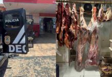 Conveniência que manipulava carnes no bairro Nova Lima é interditada pela Decon