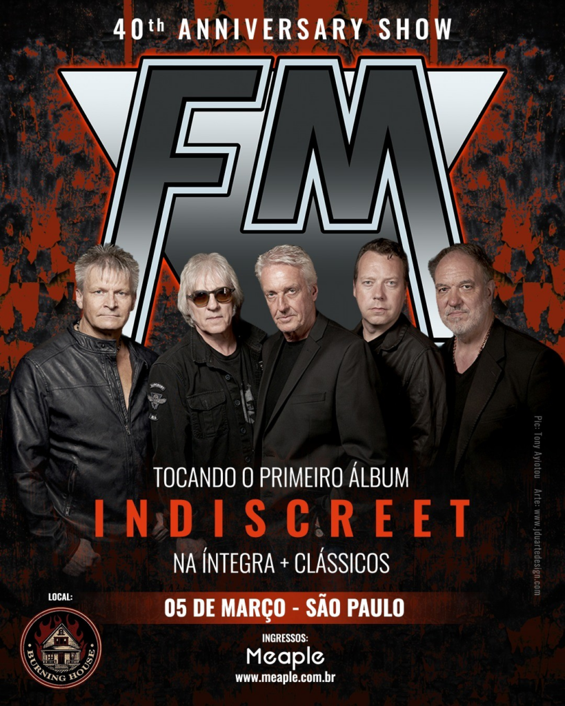 FM celebra 40 anos de “Indiscreet” com show especial em São Paulo FM celebra 40 anos de “Indiscreet” com show especial em São Paulo