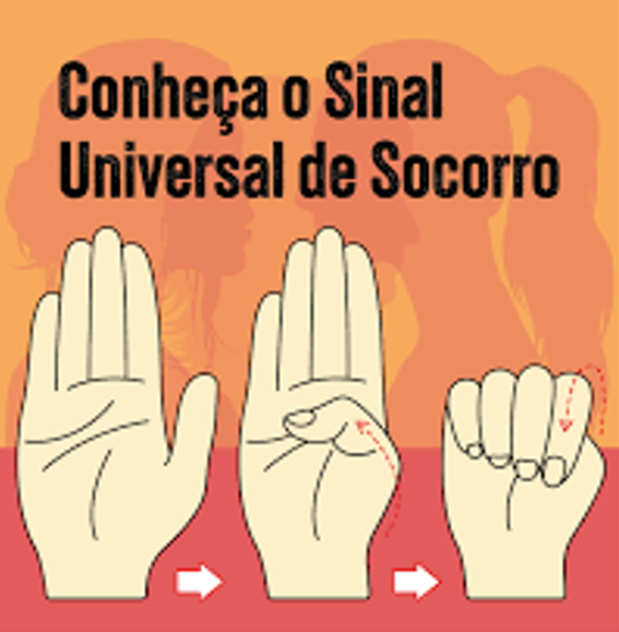 Gesto de socorro universal leva PM a flagrar caso de violência doméstica