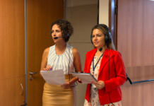 TJMS realiza primeiro evento institucional com audiodescrição durante posse de desembargador