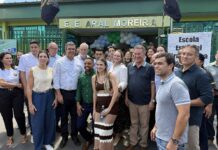 Durante agenda com governador, Hashioka participa de entregas em Antônio João