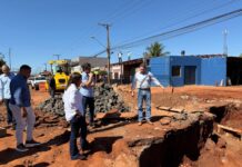 Pavimentação e drenagem no Jardim Botafogo entram em nova etapa