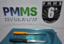 Jovem em surto bate na esposa, ameaça a mãe e esfaqueia outra pessoa