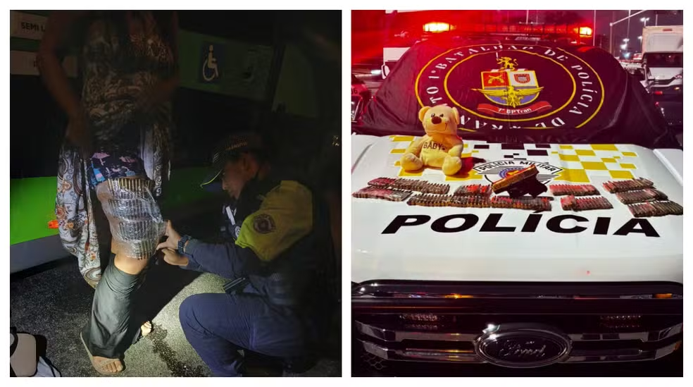 Mulher que viajava de Campo Grande para Santos é presa com munições de fuzil no corpo