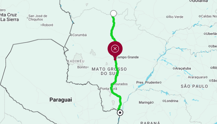 Em Campo Grande, BR-163 amanhece interditada por manifestação do MST