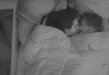 Jordana e Jonas Sulzbach se beijam e movimentam edredom no BBB 26