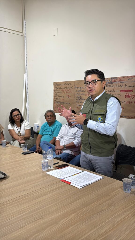 Gleice Jane acompanha ministro Eloy Terena e destaca articulação que garantiu R$ 53 milhões para aldeias indígenas