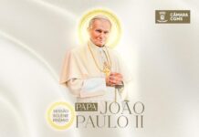 Câmara terá solenidade para entrega do Prêmio Papa João Paulo II