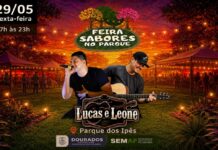 Feira Sabores agita Parque dos Ipês na sexta com show da dupla Lucas e Leone