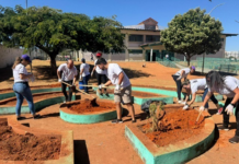 Ação de voluntariado realizam melhorias em escola municipal da Capital nesta sexta-feira